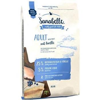 Sanabelle Adult con Trucha Fresca y Aves de Corral, Comida Seca para Gatos Adultos de Todas las Razas, Sin Gluten - Pack Económico 2 x 10 kg