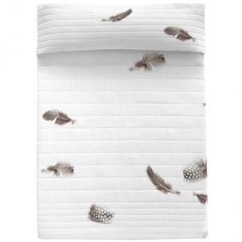 Colcha HappyFriday HF Light Multicolor 180 x 260 cm, 100% algodón (exterior), 100% poliéster (relleno), calidad de 150, diseñada para cama de tamaño 80/90
