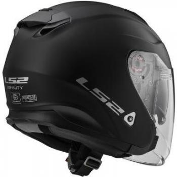 LS2 305211011XXS OF521 Casco Infinity Solid, Color Negro Mate, Tamaño XXS