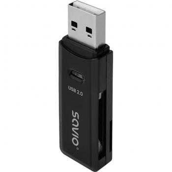 Lector de Tarjetas Externo Savio AK-63 Negro