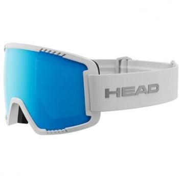 Máscara de Esquí Head Contex rojo con lente espejada 5K gris - M