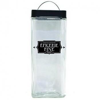 Lily Cook-Tarro KA1504 cuadrado cristal, color transparente, 10 x 10 x 24,5 cm, 1500 ml
