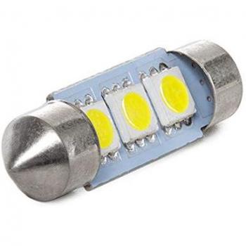 Greenice | Bombilla de LEDs Festoon Canbus Sv8,5 SMD5050 36Mm | Blanco Natural