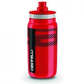 castelli Water Bottle - Cantimplora para Hombre, Hombre, 4520123, Rojo, Uni