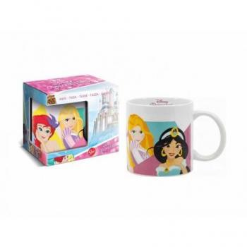 Taza Mug Cerámica Disney Princesas Merida Jasmine Cenicienta Ariel 325ml