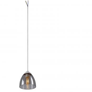 Lámpara colgante SLV Para Cone GL con pantalla de cristal y color blanco