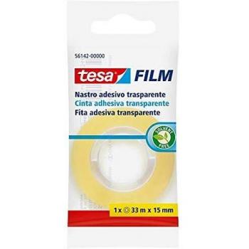 Cinta Adhesiva Tesa Standard Rollo 10x15 Con Mini Portarrollos