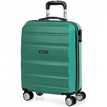 Itaca T71650 Maleta de Cabina ABS 55x40x20 cm 4 Ruedas Color Aguamarina con Candado de Combinación