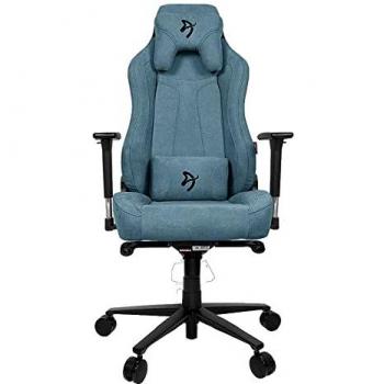 Silla Gaming Arozzi Vernazza de Tela Suave Azul