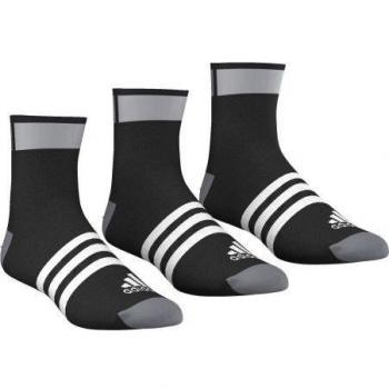 adidas Cli Id Ank Tc3P - Calcetines cortos para hombre, color negro, talla 34-36