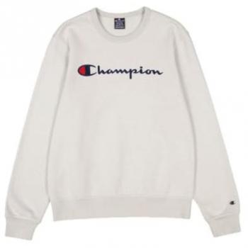 Sudadera Champion Crewnneck Sweatshirt para Hombre, Manga larga, Logo, Color sólido, Talla XL, Gris