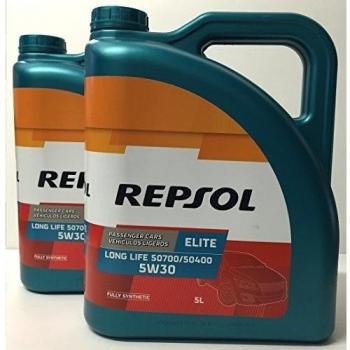 Aceite Motor REPSOL Élite Long Life 50700/50400 5W-30 10 litros
