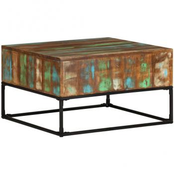 vidaXL Coffee Table 68x68x41 cm Solid Reclaimed Wood