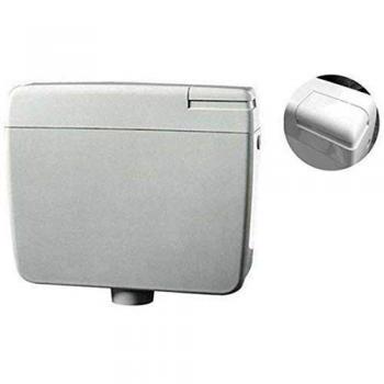 Depósito de descarga mochila Dianflex Zeta 3 con botón de parada blanco - 9 litros