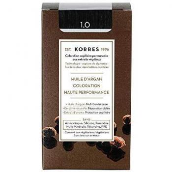 Korres Coloration Permanente Huile D'Argan Noir 1.0