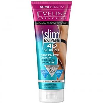 Eveline Cosmetics Slim Extreme 4D Scalpel | 250 ml | Turbo Cellulite Reducer | Reduces Fat Layer | Extreme Therapy 7 Days