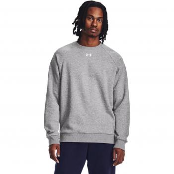 Under Armour Men's Rival Fleece Crew Sweatshirt (Grey) - Size: 40/Regular