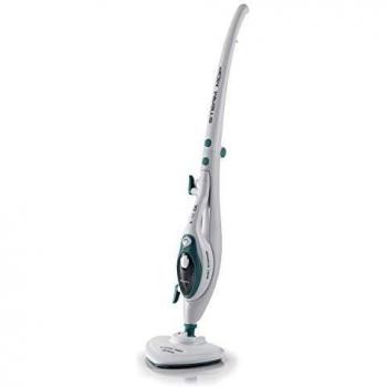 Mopa a Vapor 10 en 1 con Potencia de 1500 W, Color Blanco y Turquesa, Sistema Multi Steam