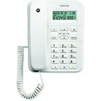 Motorola CT202 - Teléfono de sobremesa con Cable, Color Blanco