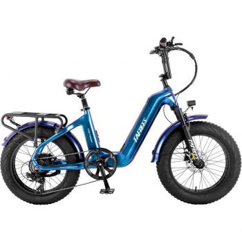 Bicicleta Eléctrica FAFREES F20 Master 20 x 4.0 con Neumáticos de Aire, Motor de 500W, Tracción Trasera, Velocidad Máxima de 25 km/h