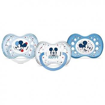 Chupete Dodie Mickey Mouse Anatómico +18 Meses (Pack de 3)