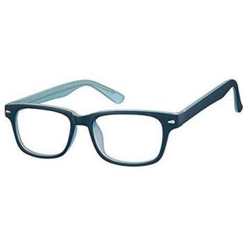 Rectangle Montura completa Plástico Verde Gafas Recetadas para Hombre - SmartBuy Collection