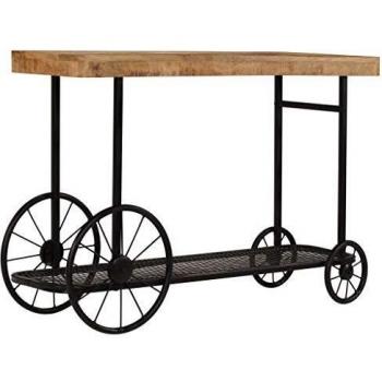 Solid Mango Wood Console Table 115x36x76 cm