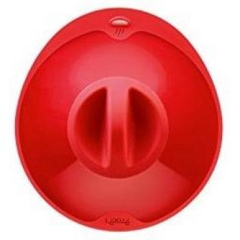 Lékué Tapa de cocina, Silicona, Rojo, 32 cm
