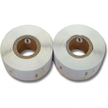 2x vhbw Cinta de etiquetas cinta de marcar 12x24mm para Dymo Labelwriter EL40, EL60 Turbo, 310, 320, 330, 330 Turbo, 400 Duo por 11353.