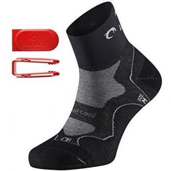 Lurbel Distance - Calcetines para hombre, Negro, 43-46