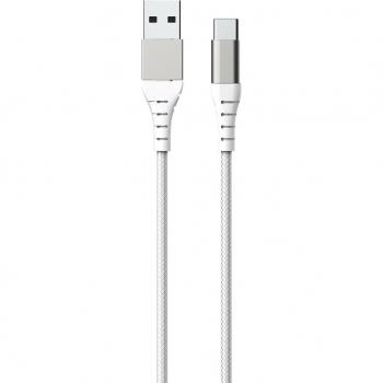 FORCE POWER - Cable Reforzado USB A - USB C 1,2 m. (Cable de carga y transferencia de datos, longitud de 1,2 metros, diseño reforzado para mayor durabilidad)