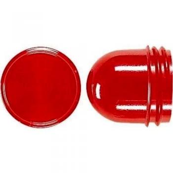 Red Flat Screw Cap for Indicator Light - 37.05 Series Domestic Switching Device Lens Cover