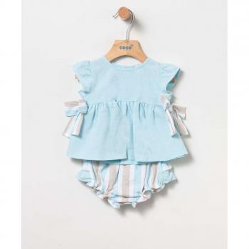 Coco Acqua Conjunto Aguamarina Azul Cómoda