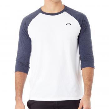 Oakley So-DTP CIR FB Raglan - Camisetas Hombre - Gris/Blanco Talla L 2018