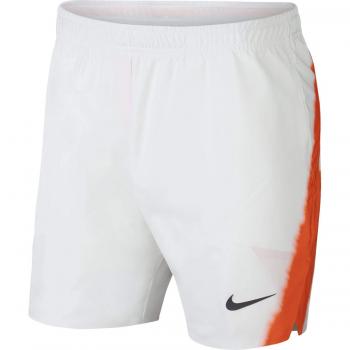 Nike Rafa M nkct FLX Ace 7 NY, Pantalones Cortos para Hombre, Hombre, 934021 100, Bianco/Hyper Crimson/Gridiron, Medium