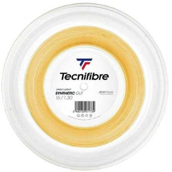 Cordaje Tenis Tecnifibre Synthetic Gut 200 m Amarillo, Diámetro 1.30 mm
