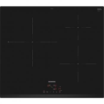 Siemens iQ100 EH631BJB6E Placa de Inducción 60 cm Negro con 3 Zonas de Cocción