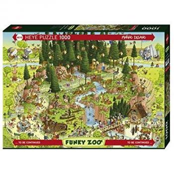 Heye (29638) - Marino Degano: Black Forest Habitat - 1000 pieces puzzle