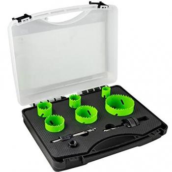 Estuche de Sierras de Corona Bimetálicas con Adaptadores JBM 53859