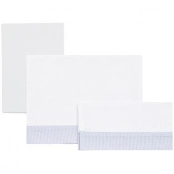 Cambrass Star - Sabana para cuna 60, pack de 3, color azul celeste