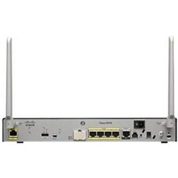 Cisco 881G 4G LTE ISR Wired Router with 4-Port Switch and Gigabit Ethernet, Black