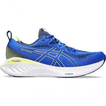 Asics Gel-Cumulus 25 Men's Running Shoes, Blue/Yellow, Size 43.5 EUR, Model 1011B621-406