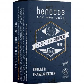 Jabón Sólido Benecos For Men 75g Vegan