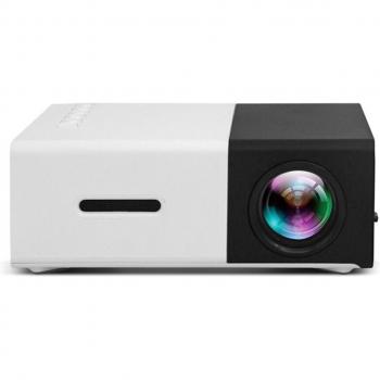 Miniproyector portátil 1080P HD LED 800:1 con HDMI, USB y salida de audio 3.5mm para cine en casa (20-80 pulgadas)