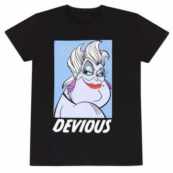 Camiseta Unisex Negra de Disney La Sirenita - Devious Ursula - Talla XXL