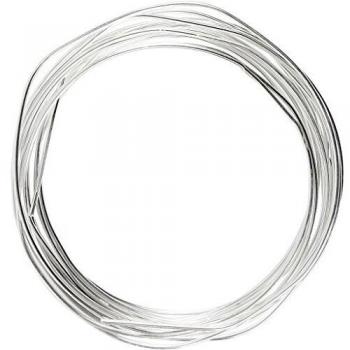 Hilo de Plata 1,2 mm, Plateado, 3 m, 1 Rollo
