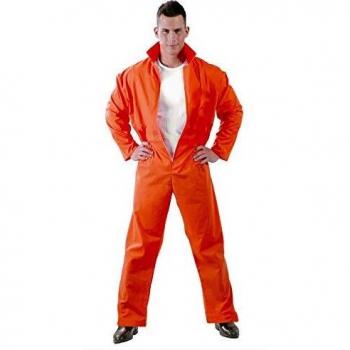 FIESTAS GUIRCA Traje de Recluso convicto Traje de prisión Naranja