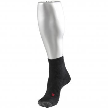 Falke TE2 Short Men's Tennis Socks - Black, Size 44-45, Anti-Blister Cotton