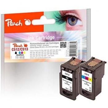 Pack Combinado de Tinta Canon PG-512 (17ml) + CL-513 (17ml) Compatible con Canon Pixma