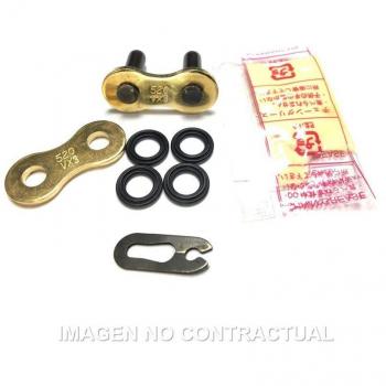 ENGANCHE CADENA DID 520 VX3 ORO con Clip Rápido